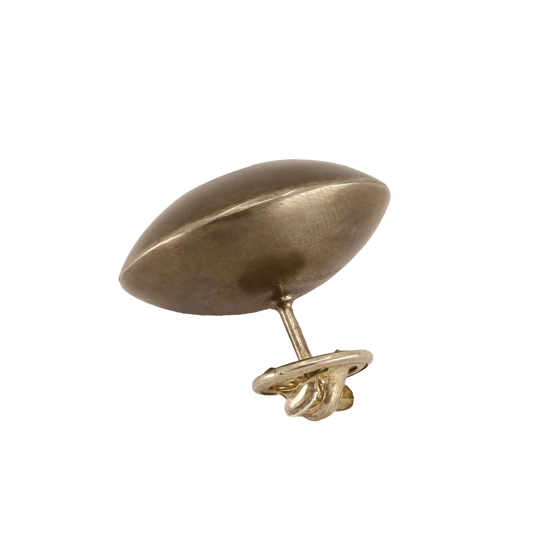 H.n9 Spherical Silver Pin with Cubic Zirconias